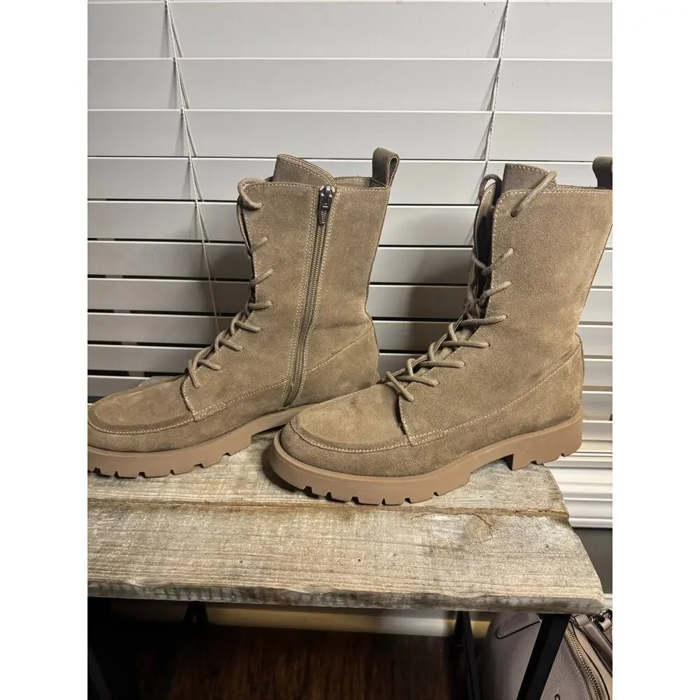 NWOT Dolce Vita Combat Style Boots- minor pen mark. Size 11 women  or 9.5 men
